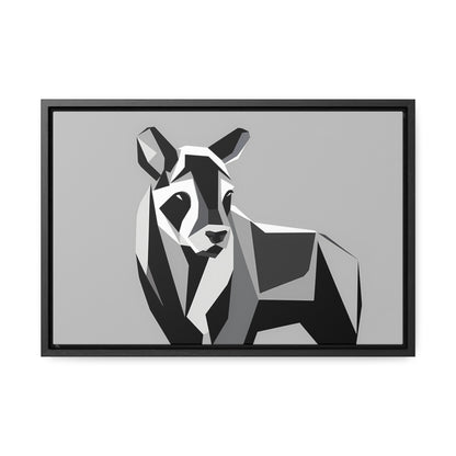 Monochrome Geometry - Gallery Canvas Wraps, Horizontal Frame