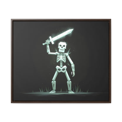 Rise of the Skeleton Warrior - Gallery Canvas Wraps, Horizontal Frame