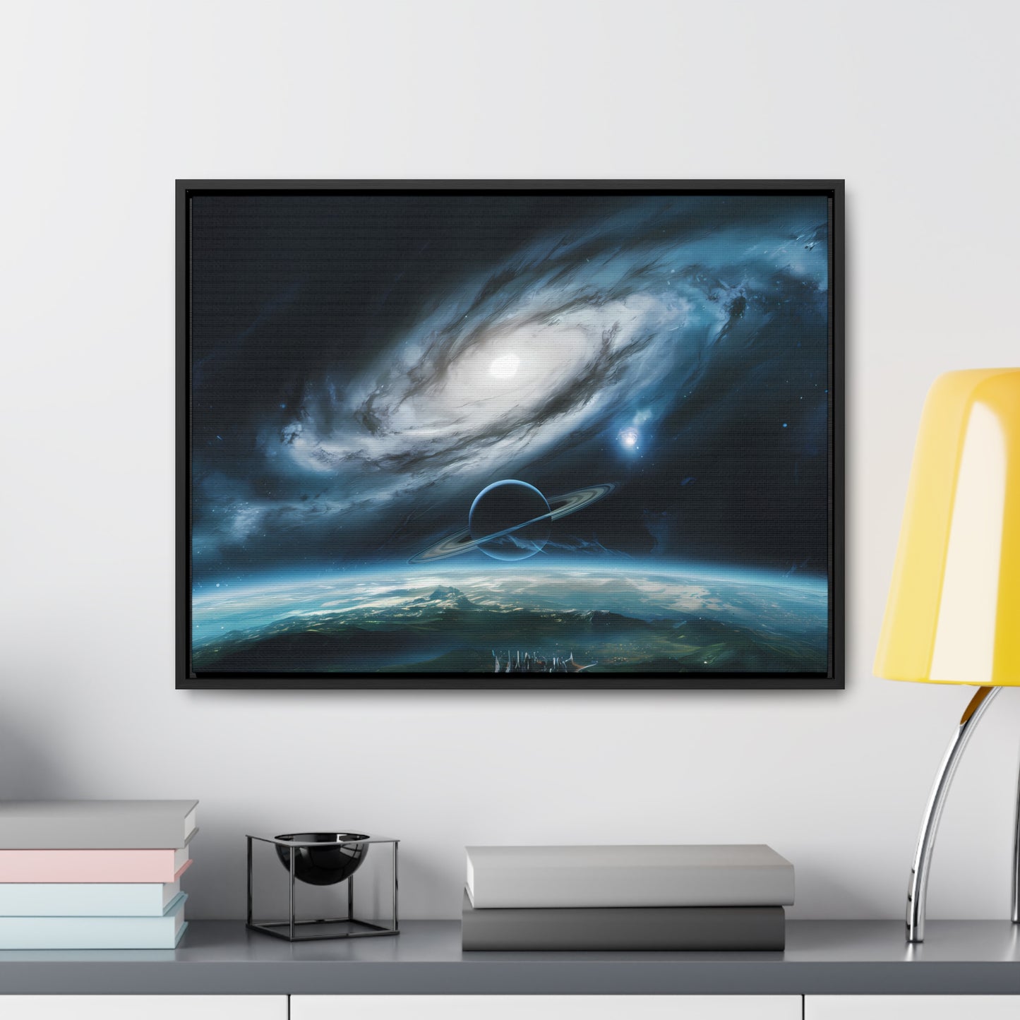 Celestial Spiral - Gallery Canvas Wraps, Horizontal Frame