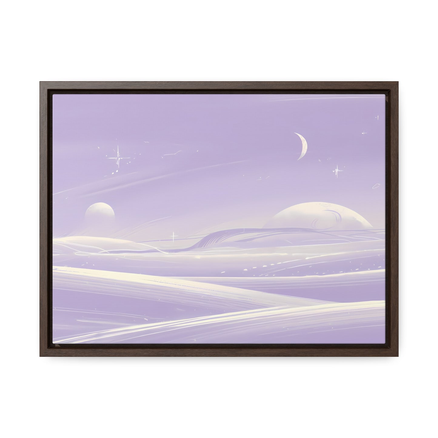 Ethereal Moonscape - Gallery Canvas Wraps, Horizontal Frame