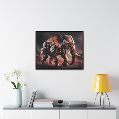 "Mechanized Titan of the Wasteland" - Gallery Canvas Wraps, Horizontal Frame