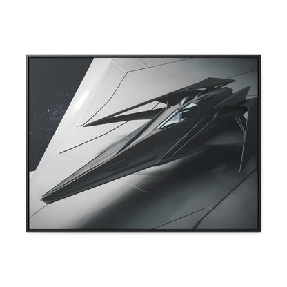 Starlance Stealth Interceptor - Gallery Canvas Wraps, Horizontal Frame