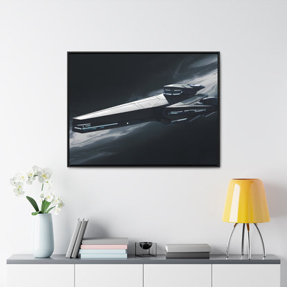 Starship of the Void - Gallery Canvas Wraps, Horizontal Frame