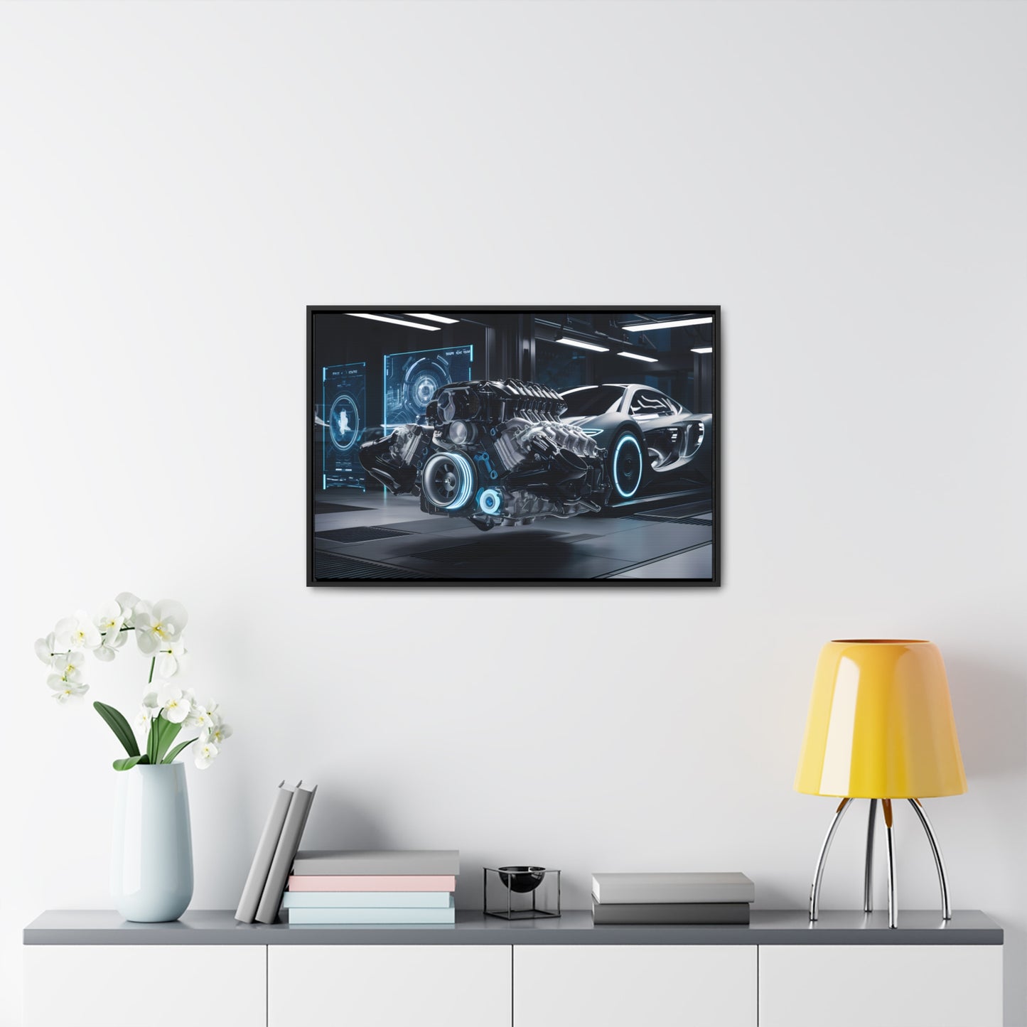 The Future of Automotive Engineering - Gallery Canvas Wraps, Horizontal Frame