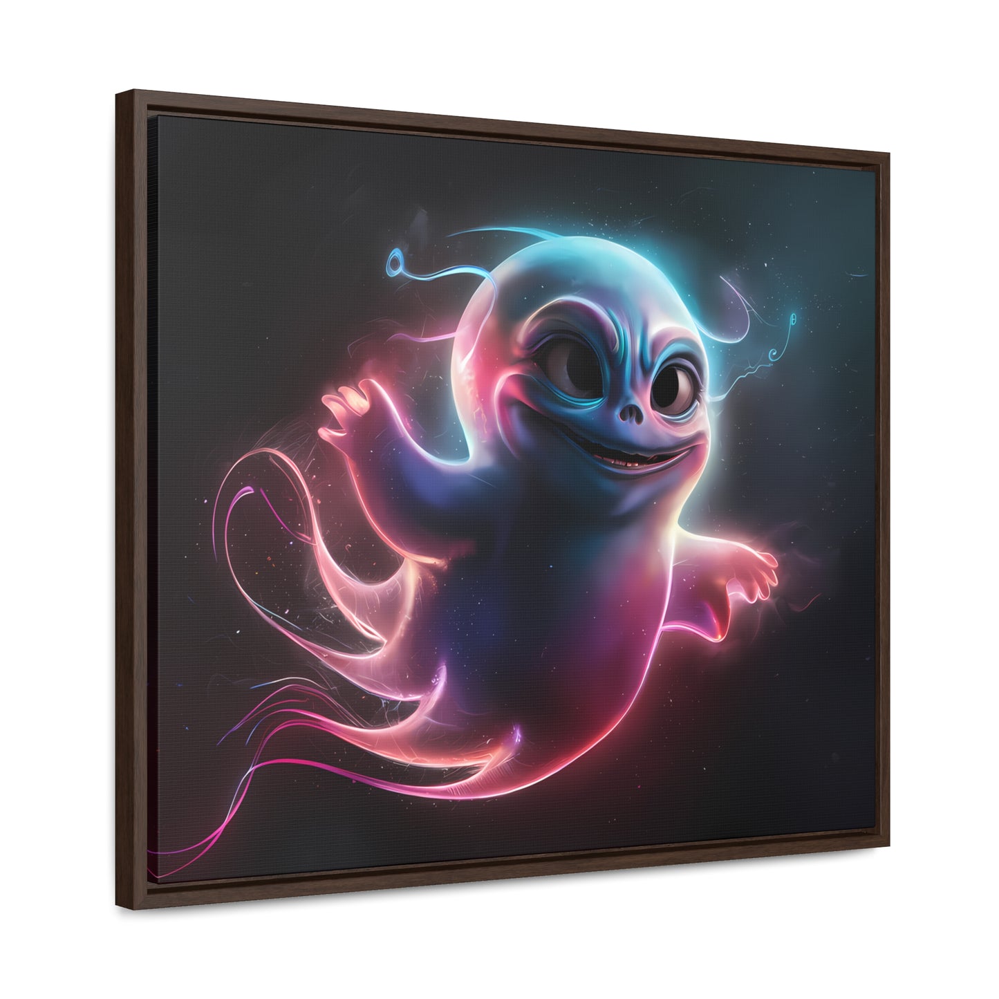 Neon Ghostling - Gallery Canvas Wraps, Horizontal Frame