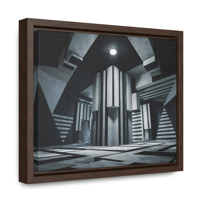 The Geometry of Shadows - Gallery Canvas Wraps, Horizontal Frame