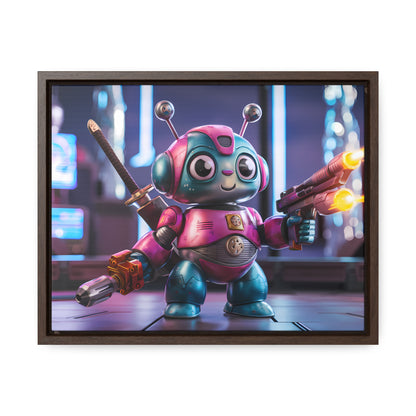 Robo-Samurai Defender - Gallery Canvas Wraps, Horizontal Frame