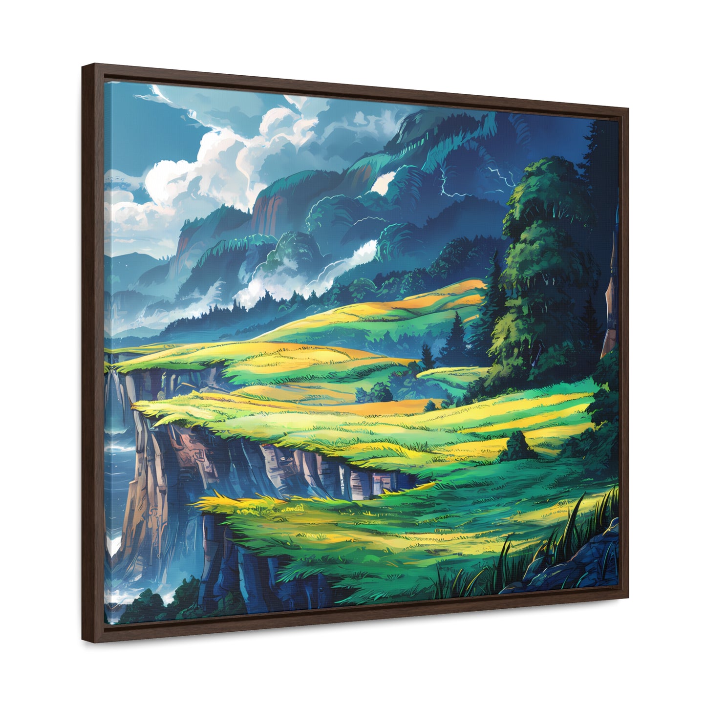 Edge of the Wild Coast - Gallery Canvas Wraps, Horizontal Frame