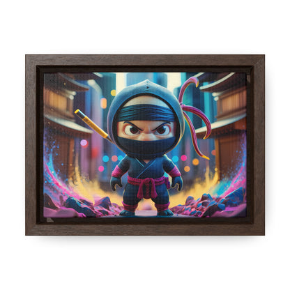 Tiny Ninja, Big Attitude - Gallery Canvas Wraps, Horizontal Frame