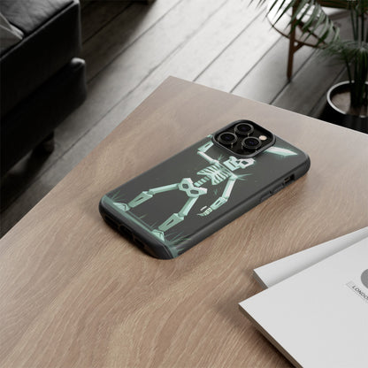 Geometric Skeleton Swordsman - Smartphone Tough Cases