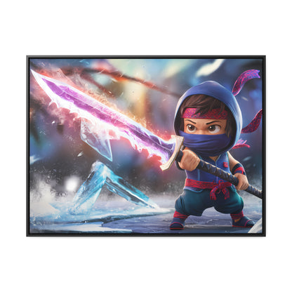 Blade of the Frozen Shadow - Gallery Canvas Wraps, Horizontal Frame