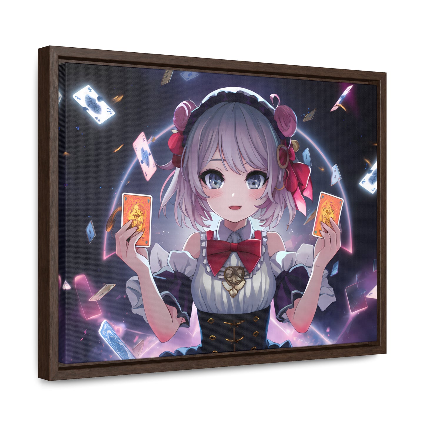 "Arcane Card Mastery" - Gallery Canvas Wraps, Horizontal Frame