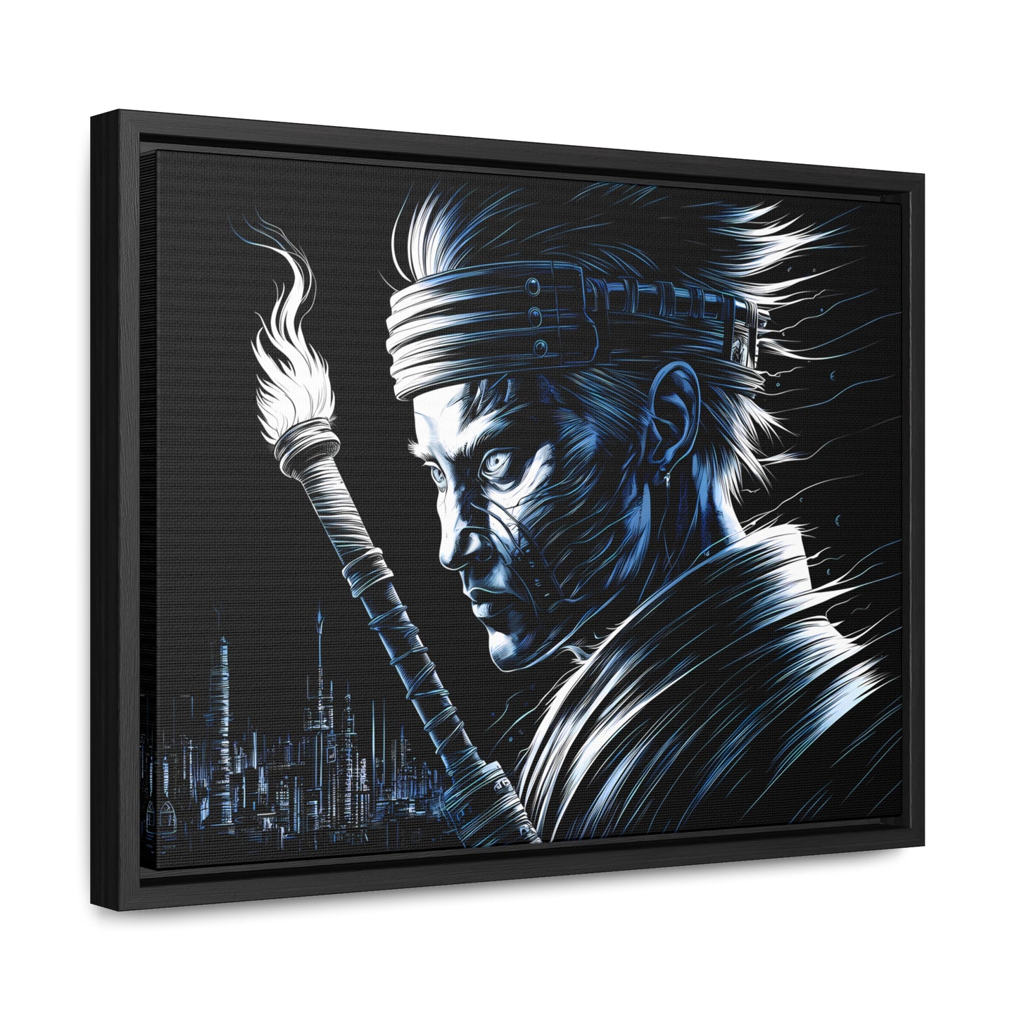 Shadow of the Eternal Flame - Gallery Canvas Wraps, Horizontal Frame