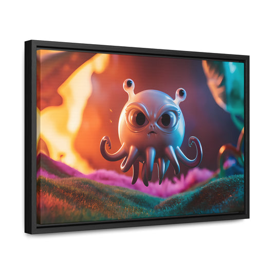 Wrath of the Alien Cephalopod - Gallery Canvas Wraps, Horizontal Frame