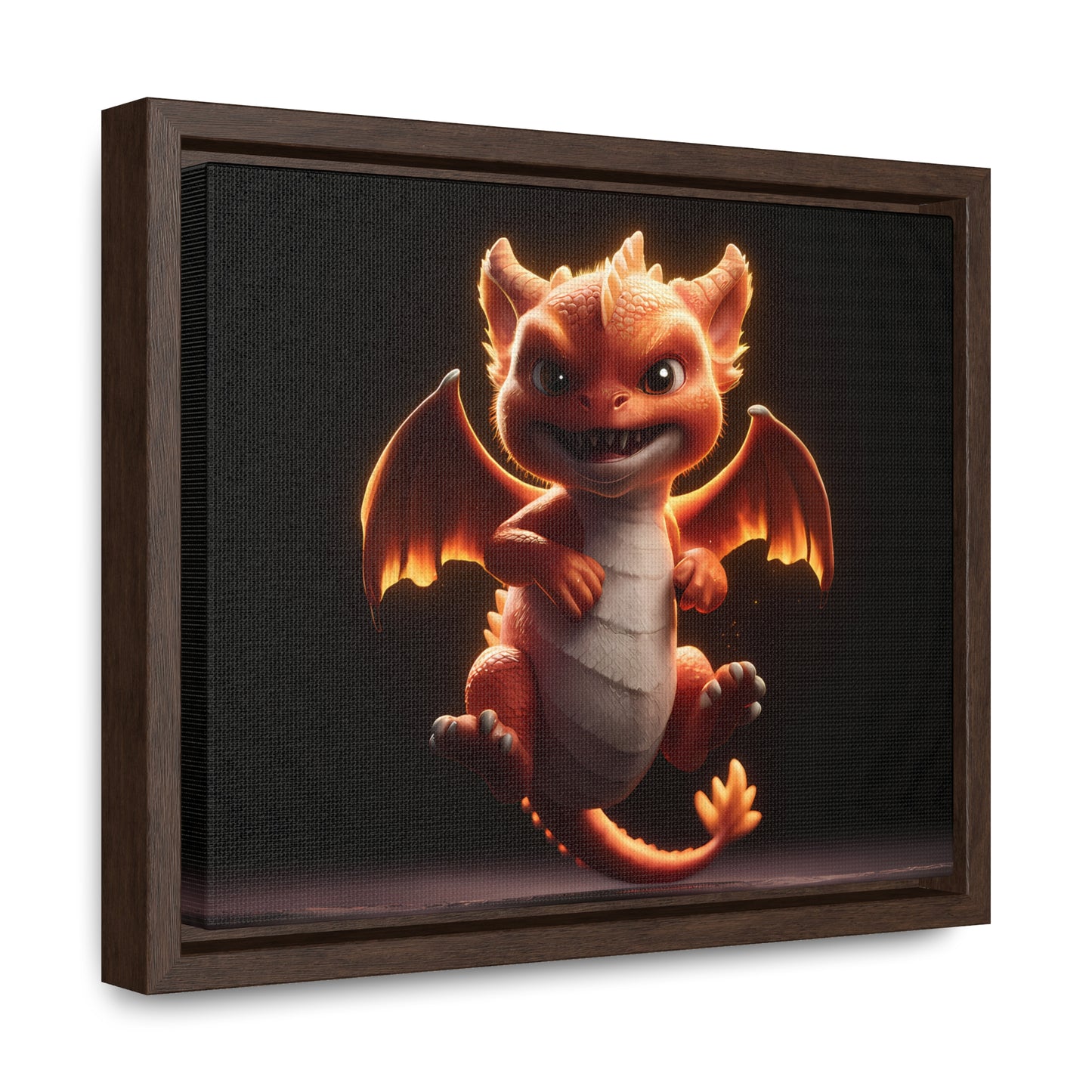 Fiery Mischief - Gallery Canvas Wraps, Horizontal Frame