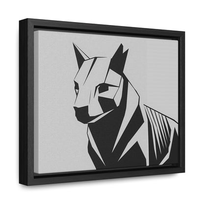 Geometric Guardian - Gallery Canvas Wraps, Horizontal Frame