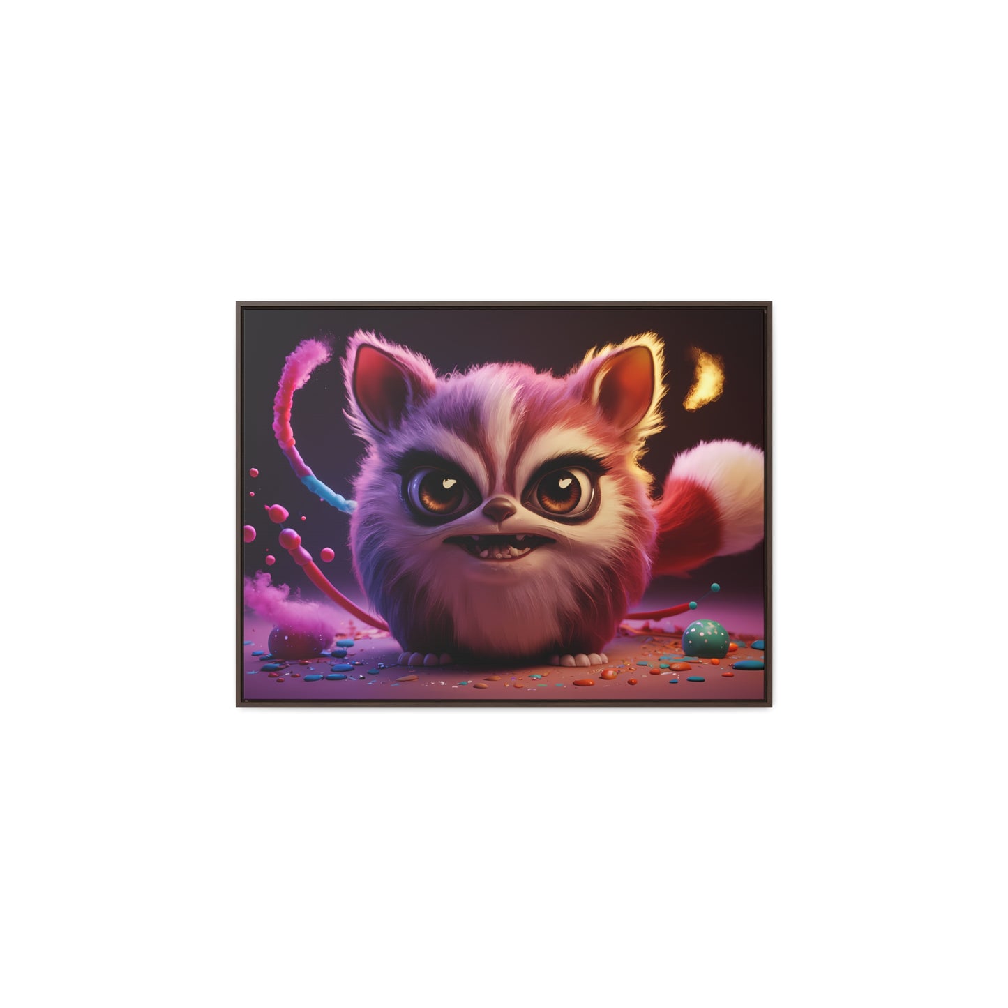 Cosmic Candy Critter - Gallery Canvas Wraps, Horizontal Frame