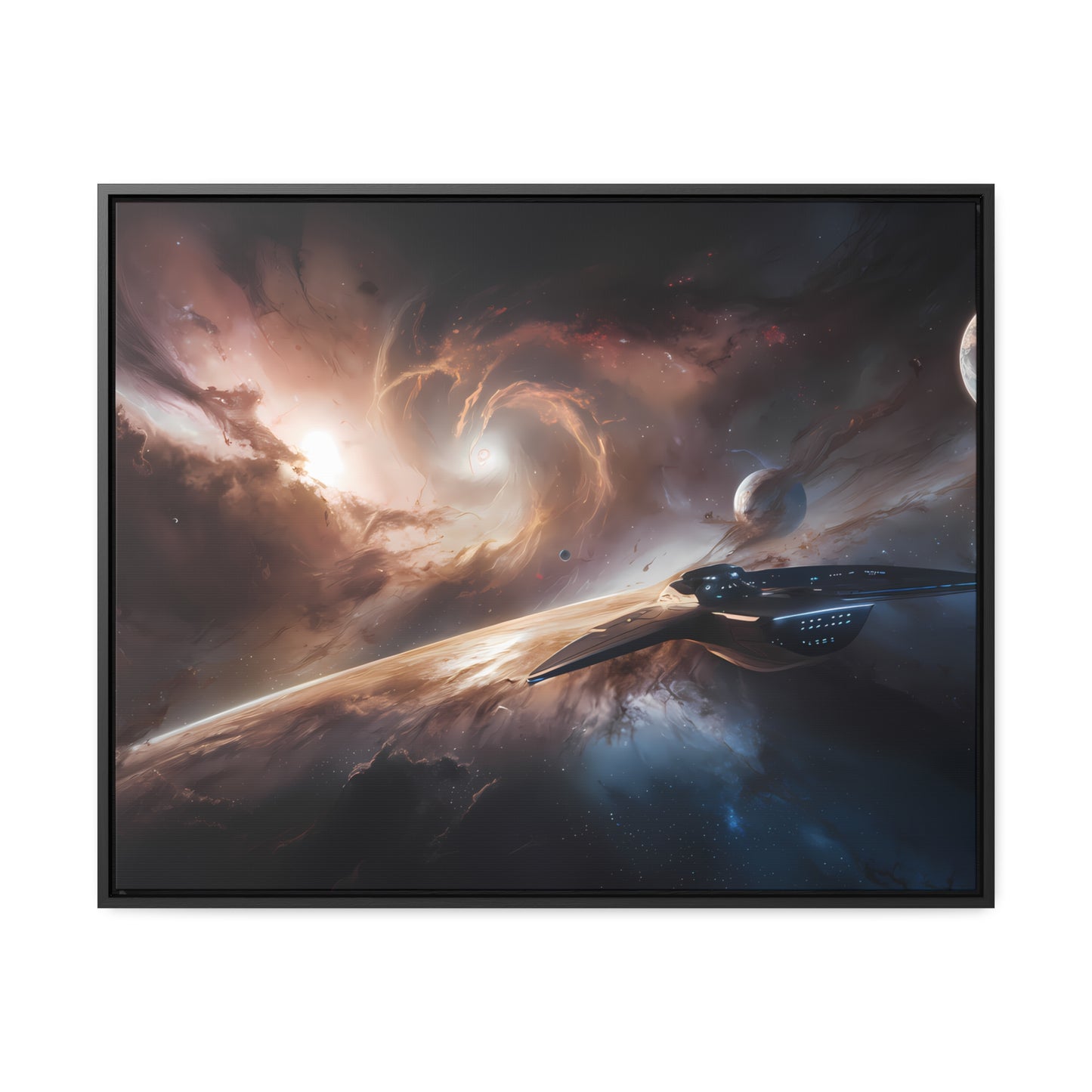 Voyage Through the Maelstrom of Stars - Gallery Canvas Wraps, Horizontal Frame