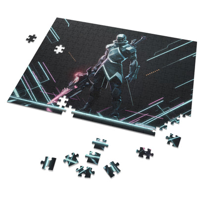 Cybernetic Blade Sentinel - Jigsaw Puzzle (30, 110, 252, 500,1000-Piece)