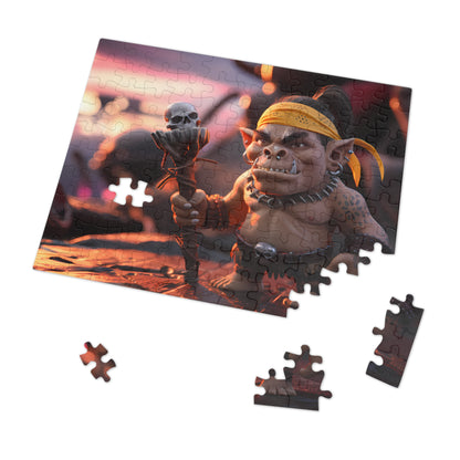 Ogre Shaman at Sunset - Jigsaw Puzzle (30, 110, 252, 500,1000-Piece)