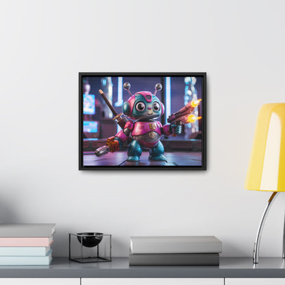 Robo-Samurai Defender - Gallery Canvas Wraps, Horizontal Frame