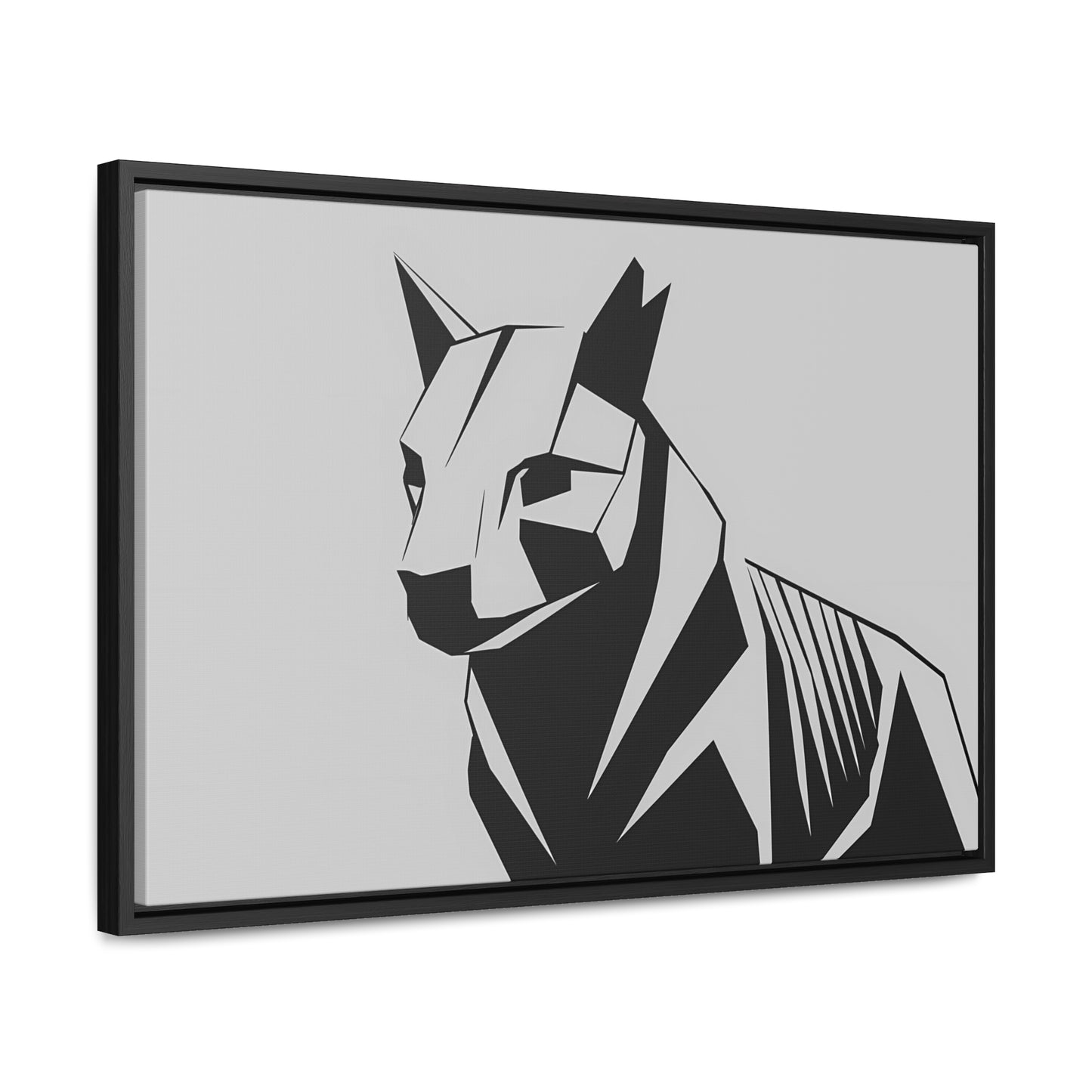 Geometric Guardian - Gallery Canvas Wraps, Horizontal Frame