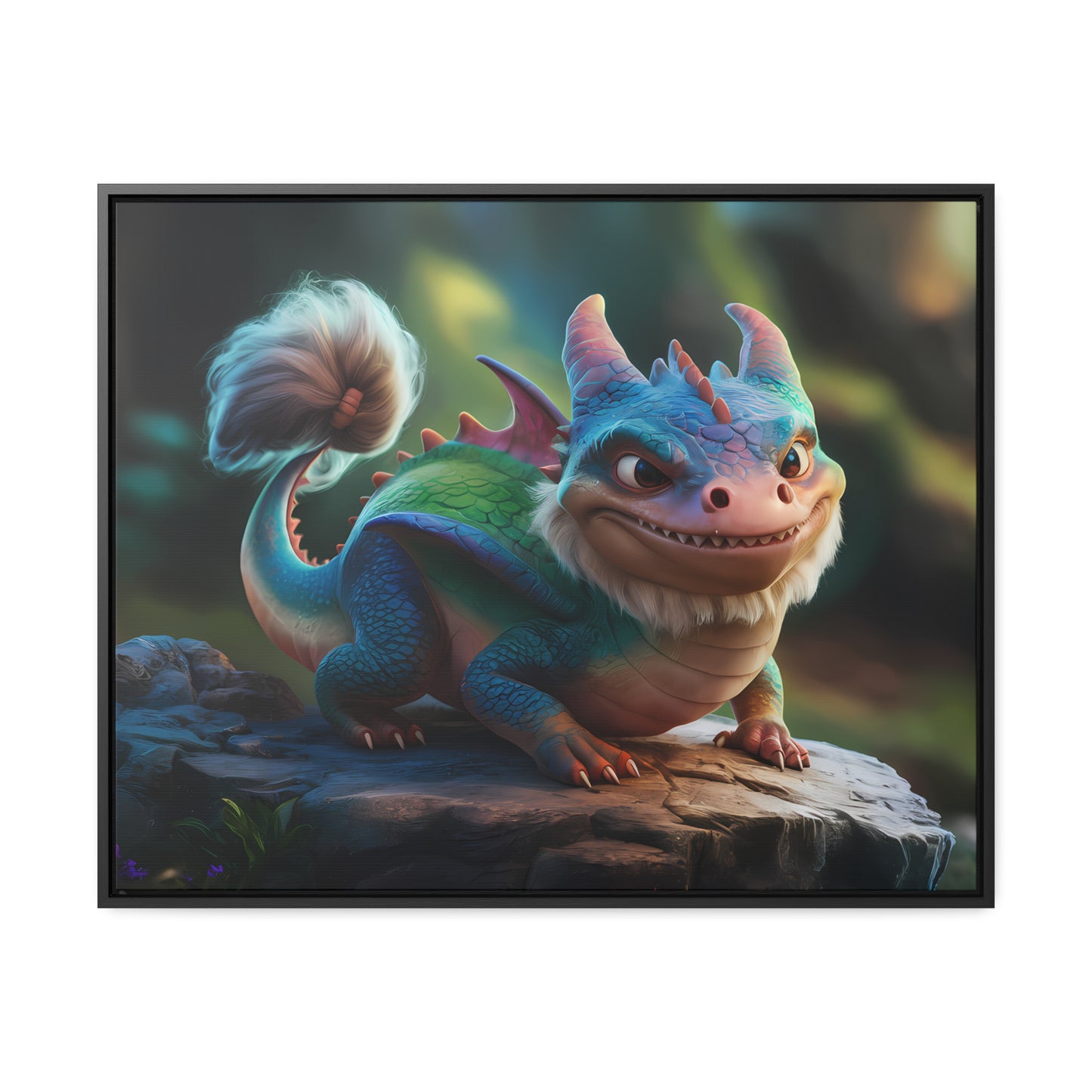 Guardian of the Enchanted Grove - Gallery Canvas Wraps, Horizontal Frame