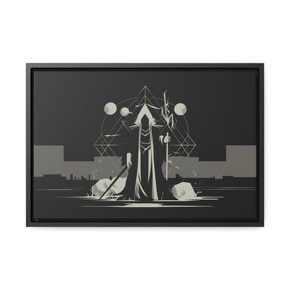 The Arcane Guardian of the Shadows - Gallery Canvas Wraps, Horizontal Frame