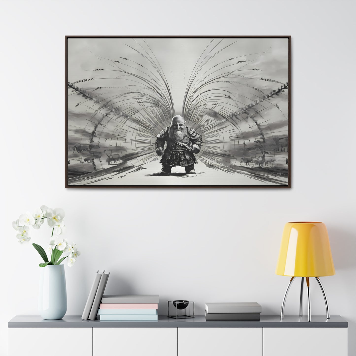 Guardian of the Elemental Winds - Gallery Canvas Wraps, Horizontal Frame