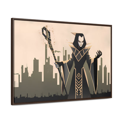 Shadow Sovereign of the Forsaken City - Gallery Canvas Wraps, Horizontal Frame