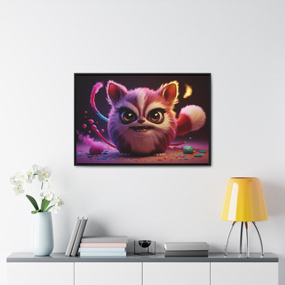 Cosmic Candy Critter - Gallery Canvas Wraps, Horizontal Frame