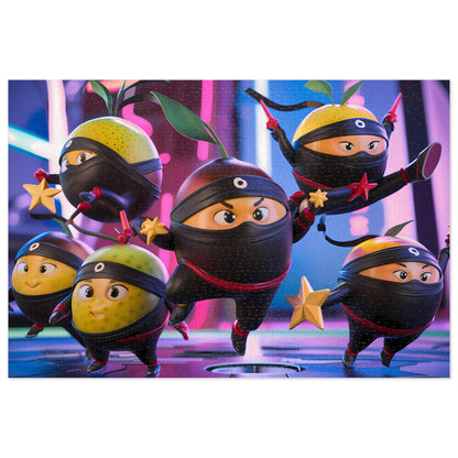 Fruity Ninja Warriors - Jigsaw Puzzle (30, 110, 252, 500,1000-Piece)