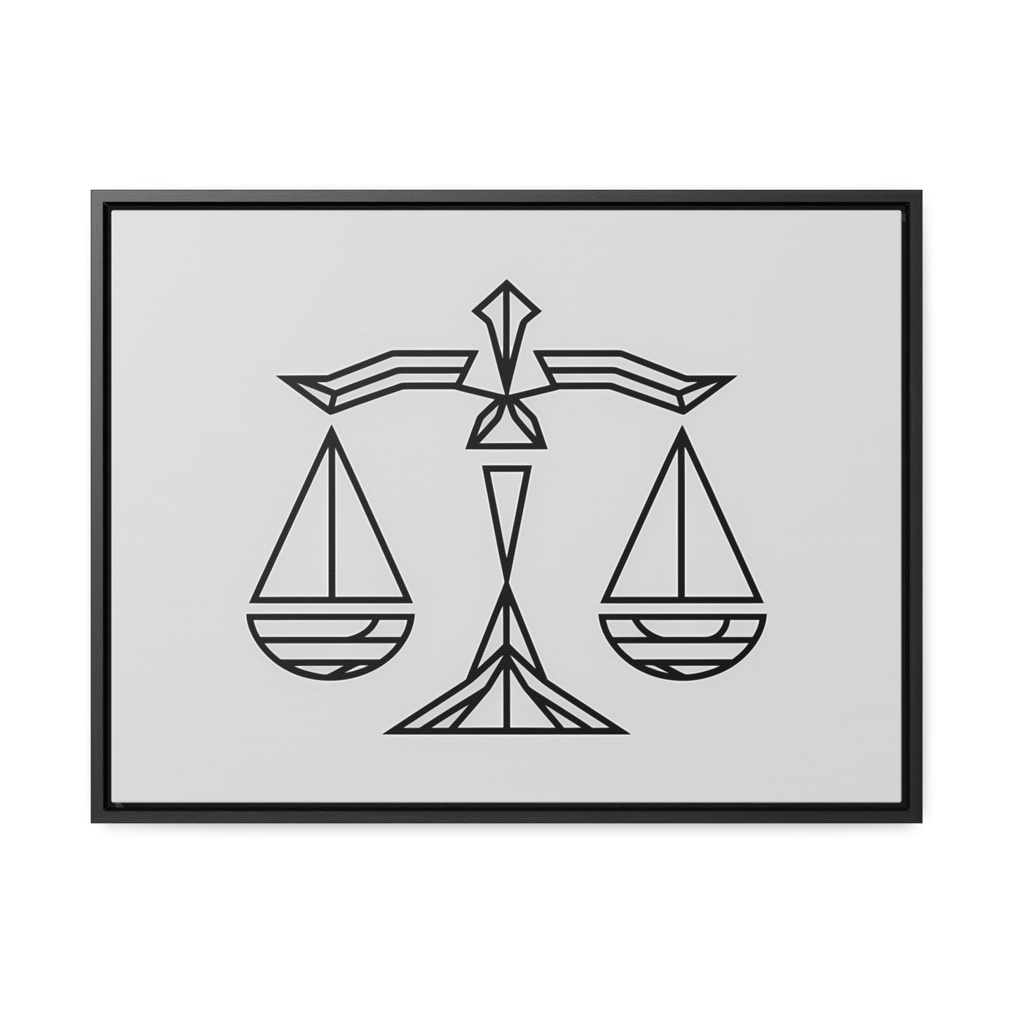 Balance of Justice - Gallery Canvas Wraps, Horizontal Frame