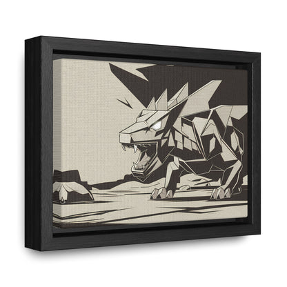 Raging Stone Guardian - Gallery Canvas Wraps, Horizontal Frame