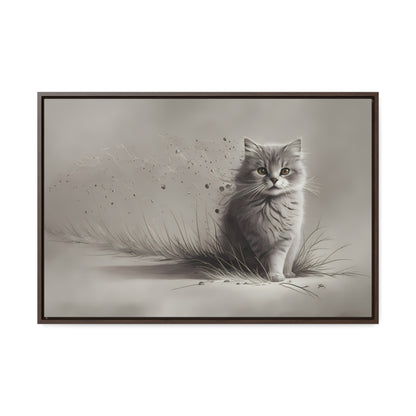 Whiskers in the Wind - Gallery Canvas Wraps, Horizontal Frame