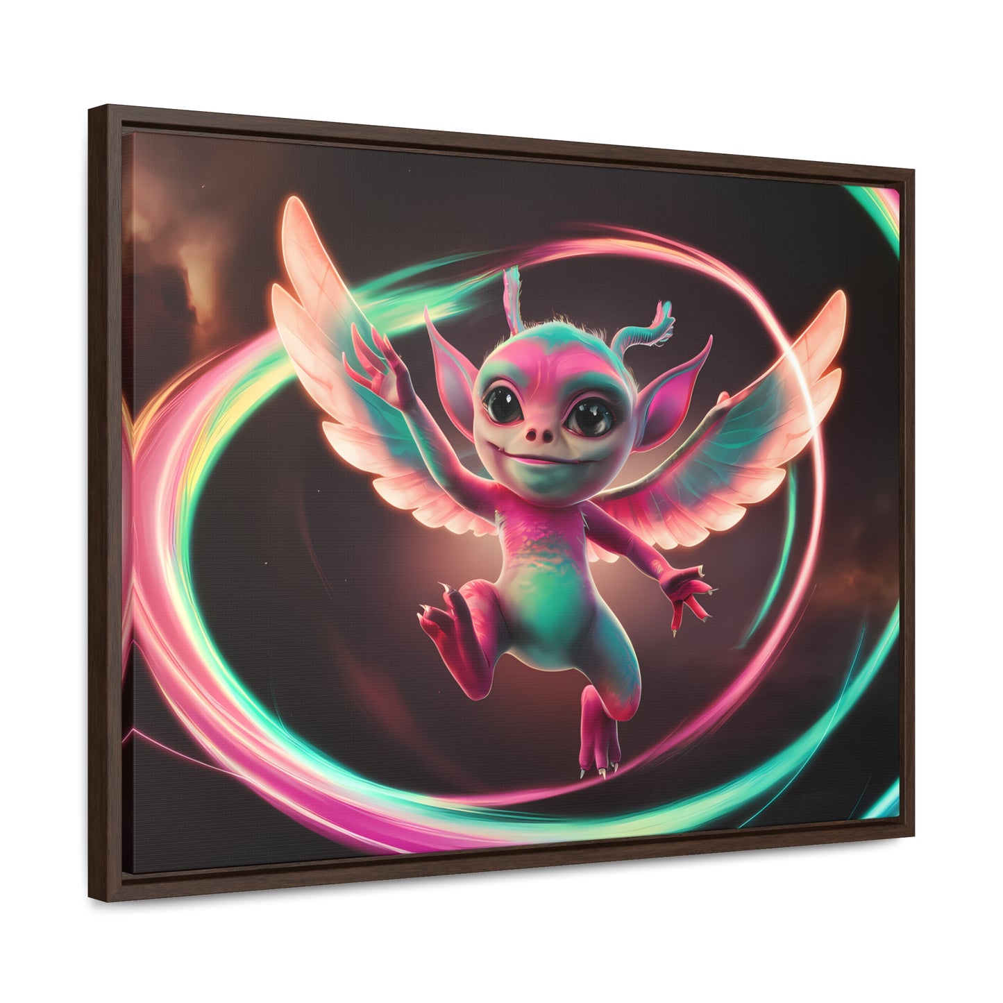 Wings of Radiant Joy - Gallery Canvas Wraps, Horizontal Frame