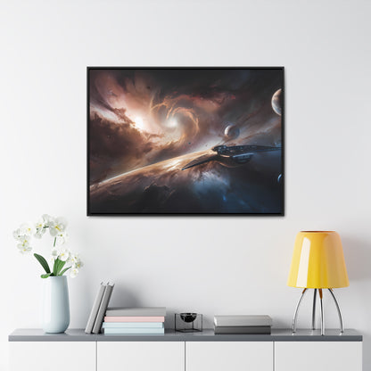 Voyage Through the Maelstrom of Stars - Gallery Canvas Wraps, Horizontal Frame