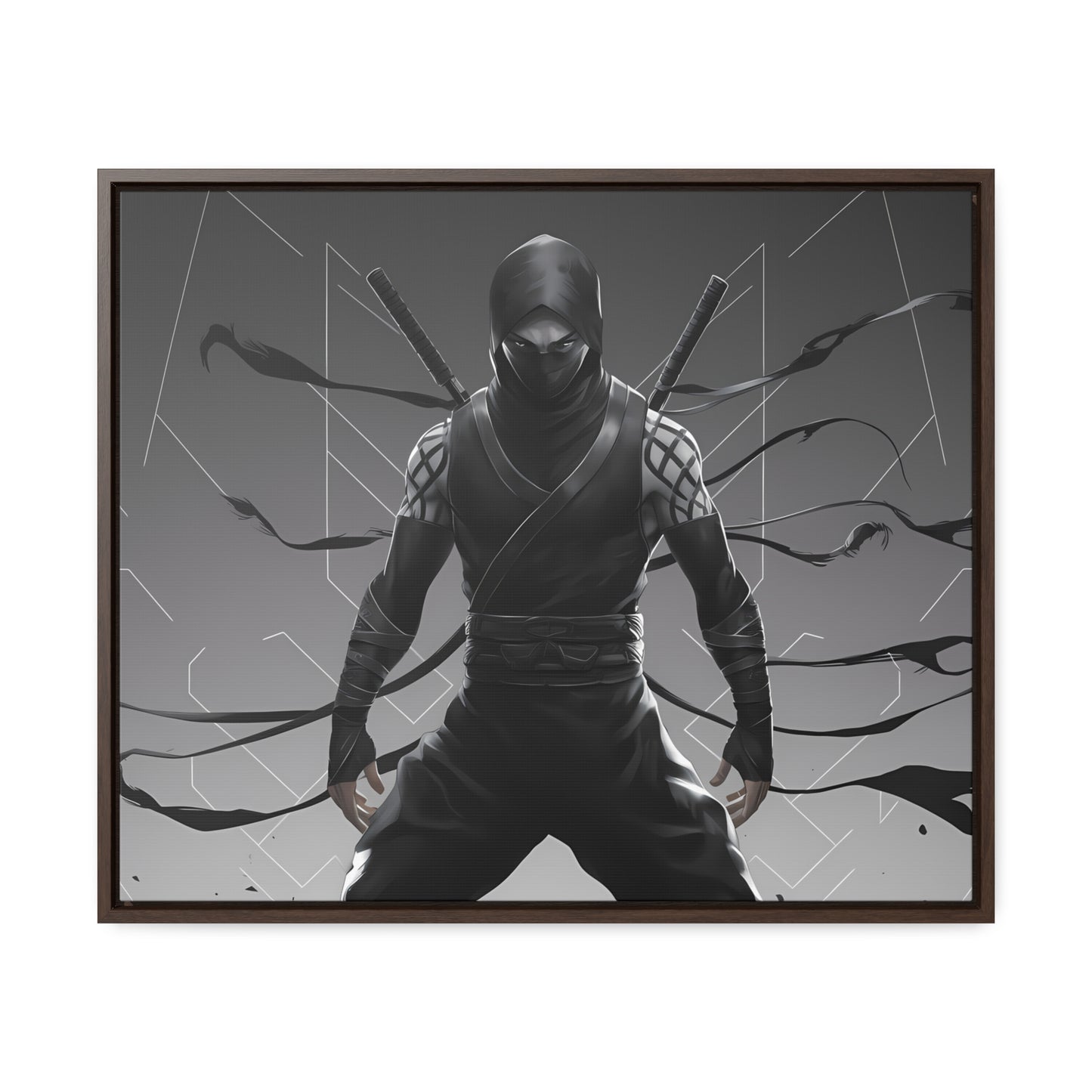 Shadowblade Sentinel - Gallery Canvas Wraps, Horizontal Frame