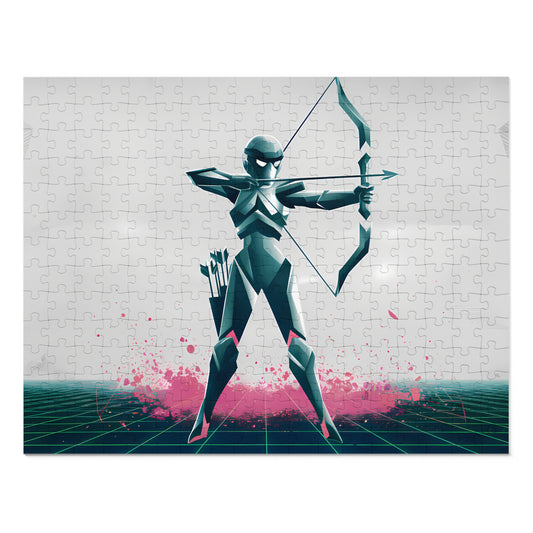 Cyber Archer: Neon Strike - Jigsaw Puzzle (30, 110, 252, 500,1000-Piece)