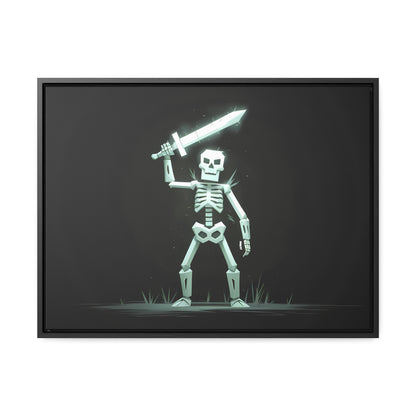 Rise of the Skeleton Warrior - Gallery Canvas Wraps, Horizontal Frame