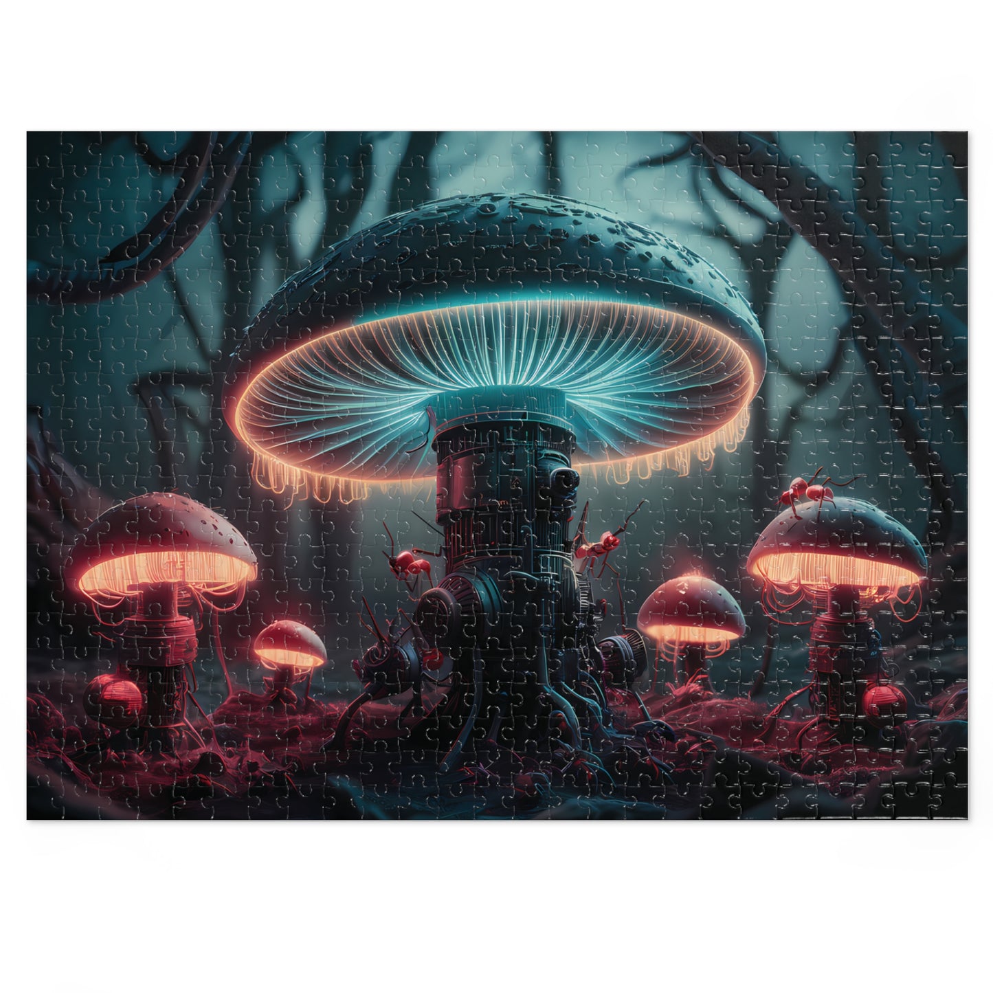 Steampunk Mushroom - Jigsaw Puzzle (30, 110, 252, 500,1000-Piece)