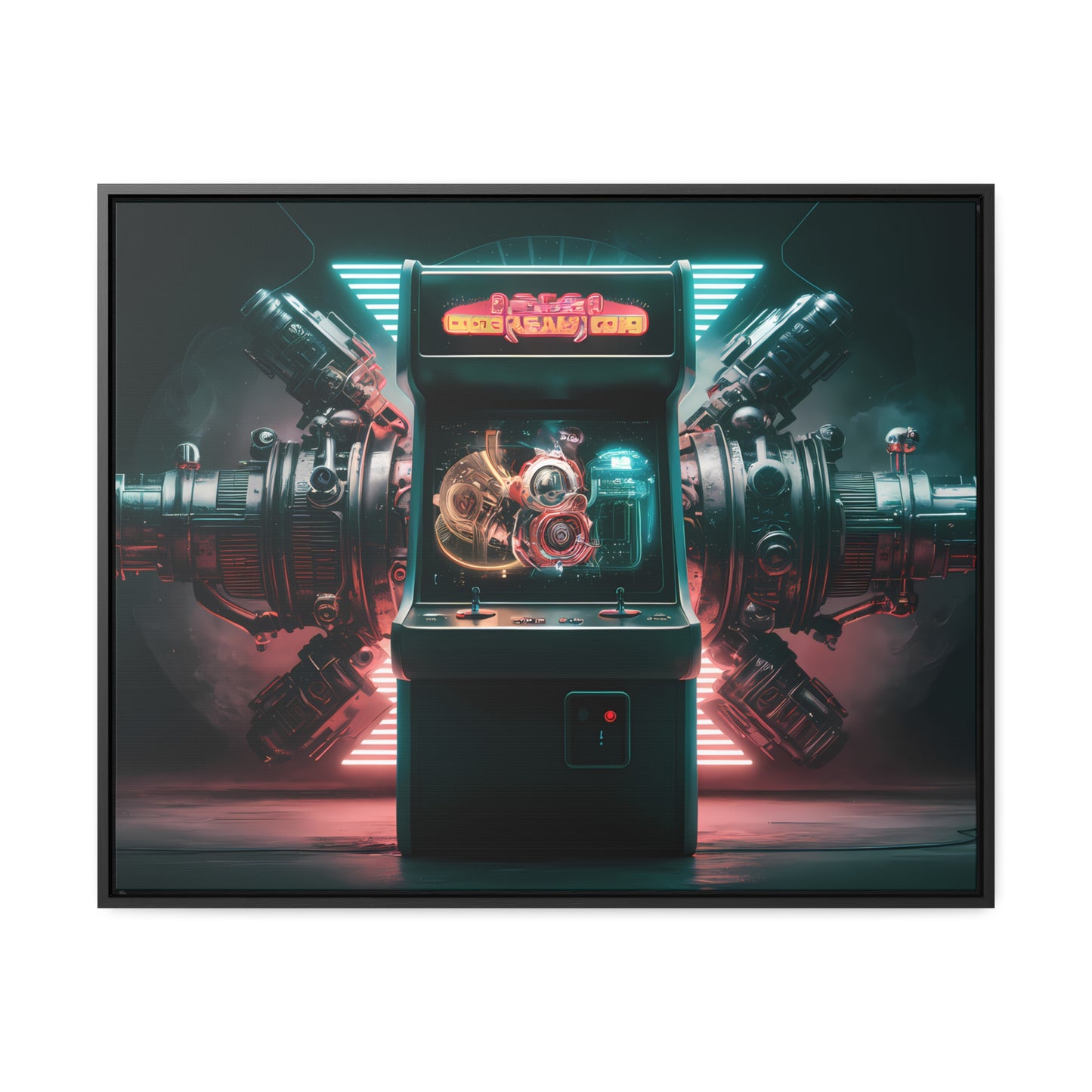 Quantum Arcade Revolution - Gallery Canvas Wraps, Horizontal Frame