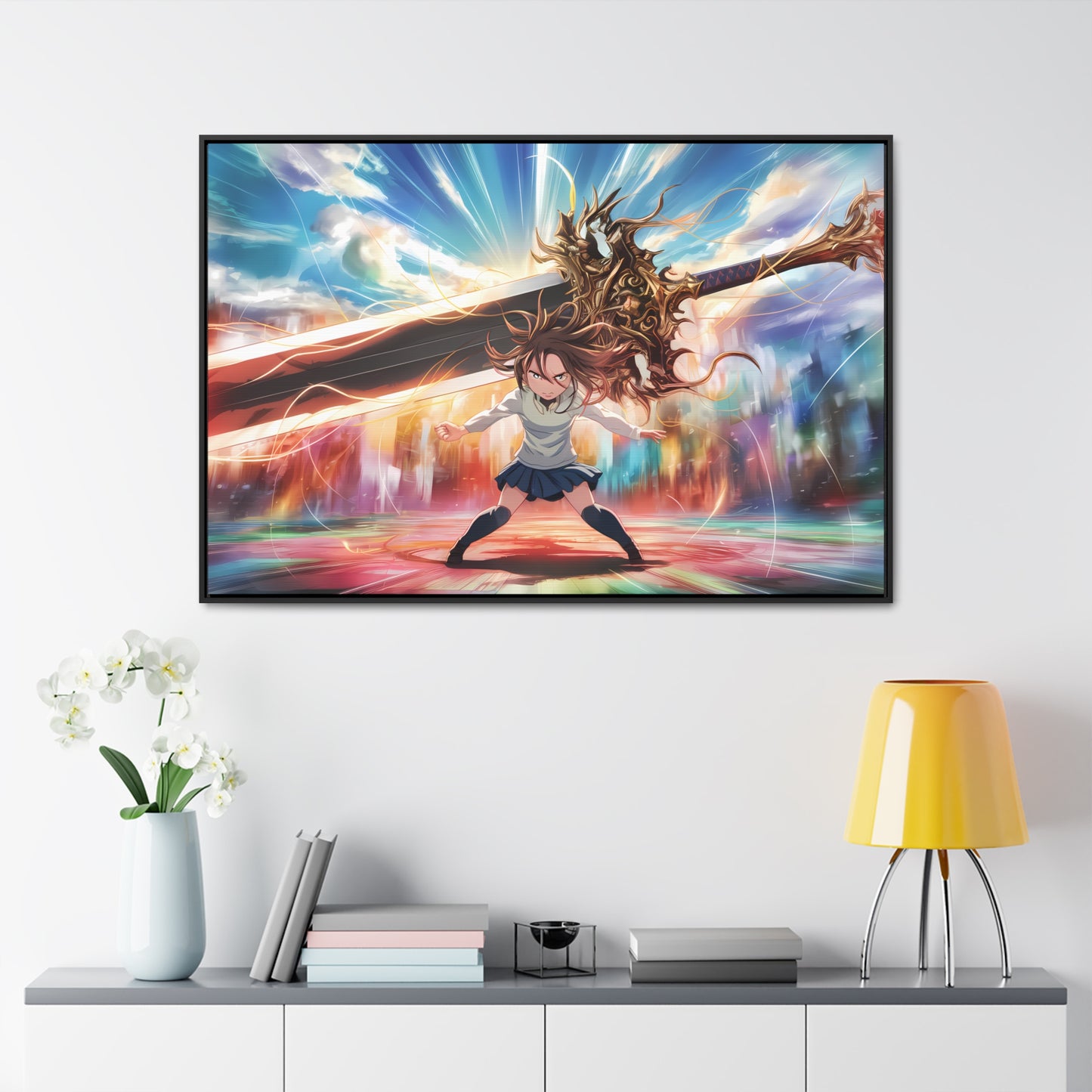 Blade of the Infinite Resolve - Gallery Canvas Wraps, Horizontal Frame