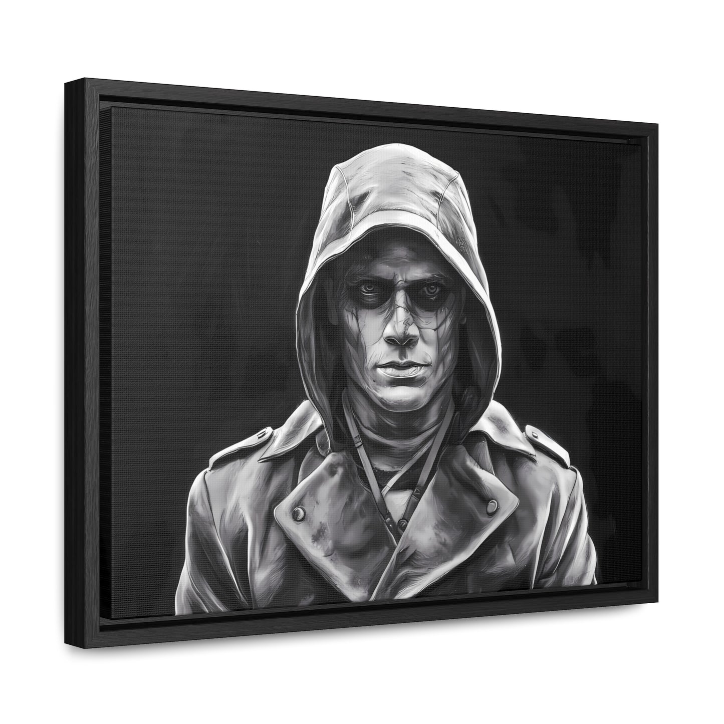 The Shadowed Sentinel - Gallery Canvas Wraps, Horizontal Frame