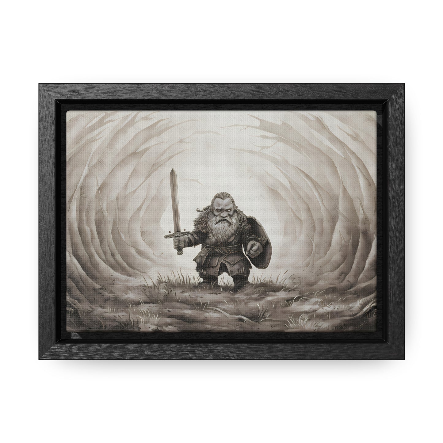 Defender of the Hollowed Path - Gallery Canvas Wraps, Horizontal Frame