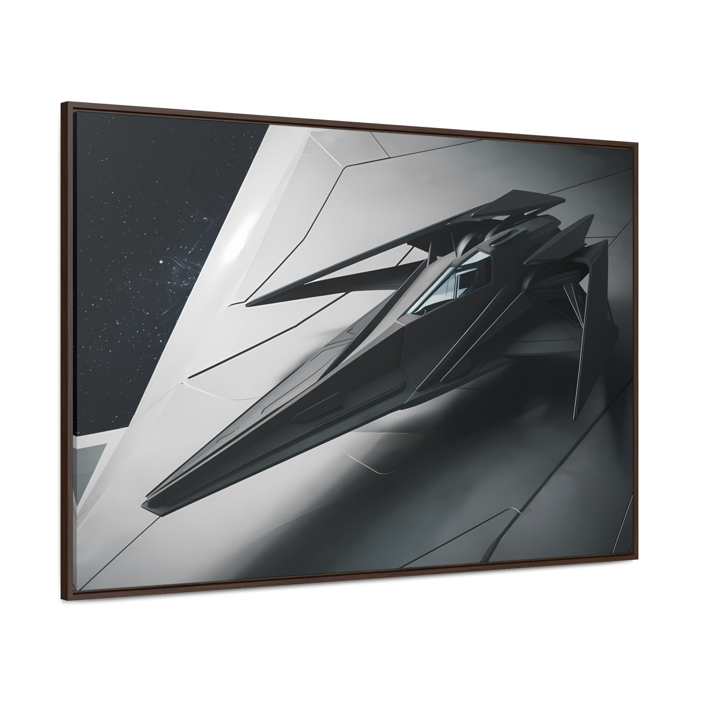 Starlance Stealth Interceptor - Gallery Canvas Wraps, Horizontal Frame