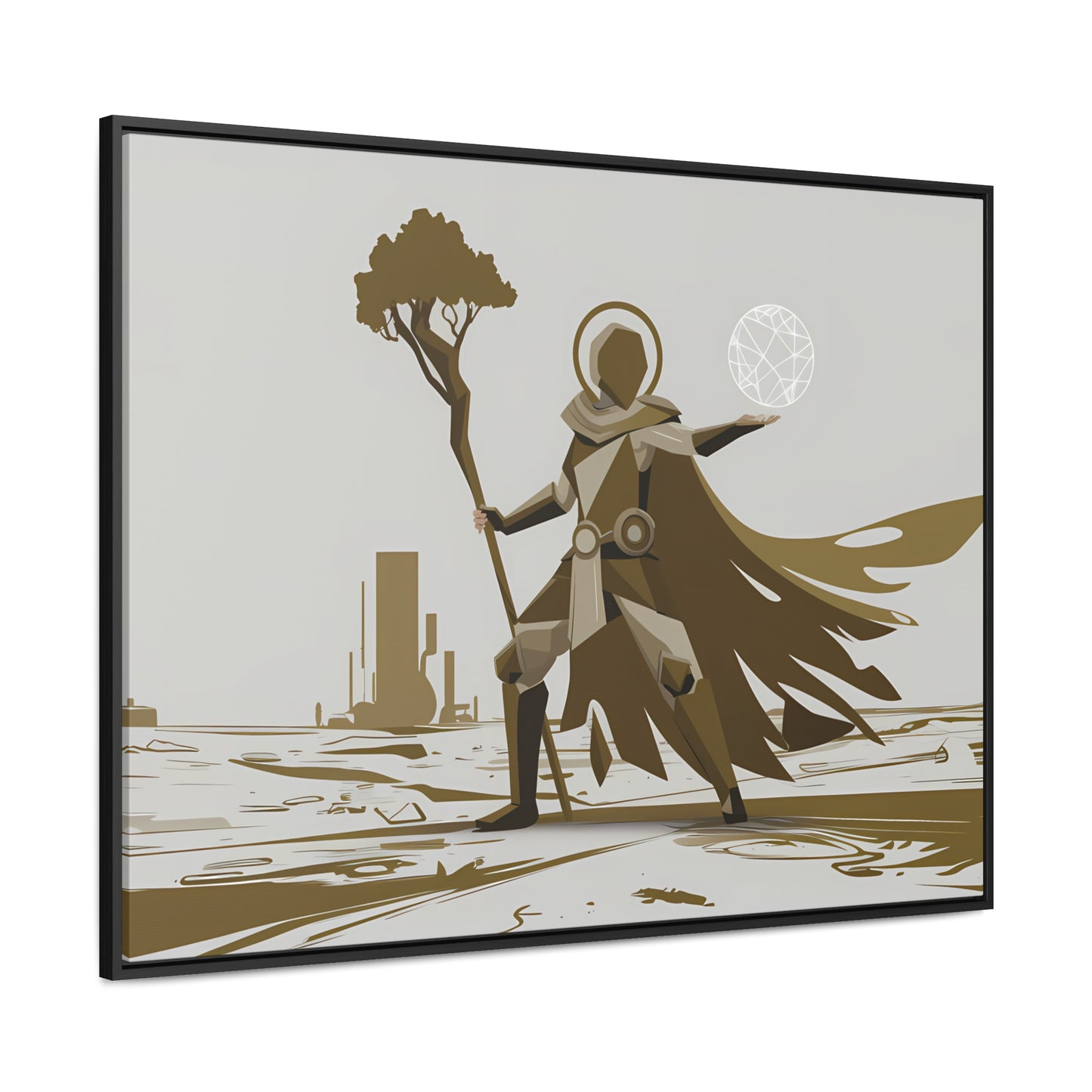 Guardian of the Wasteland - Gallery Canvas Wraps, Horizontal Frame