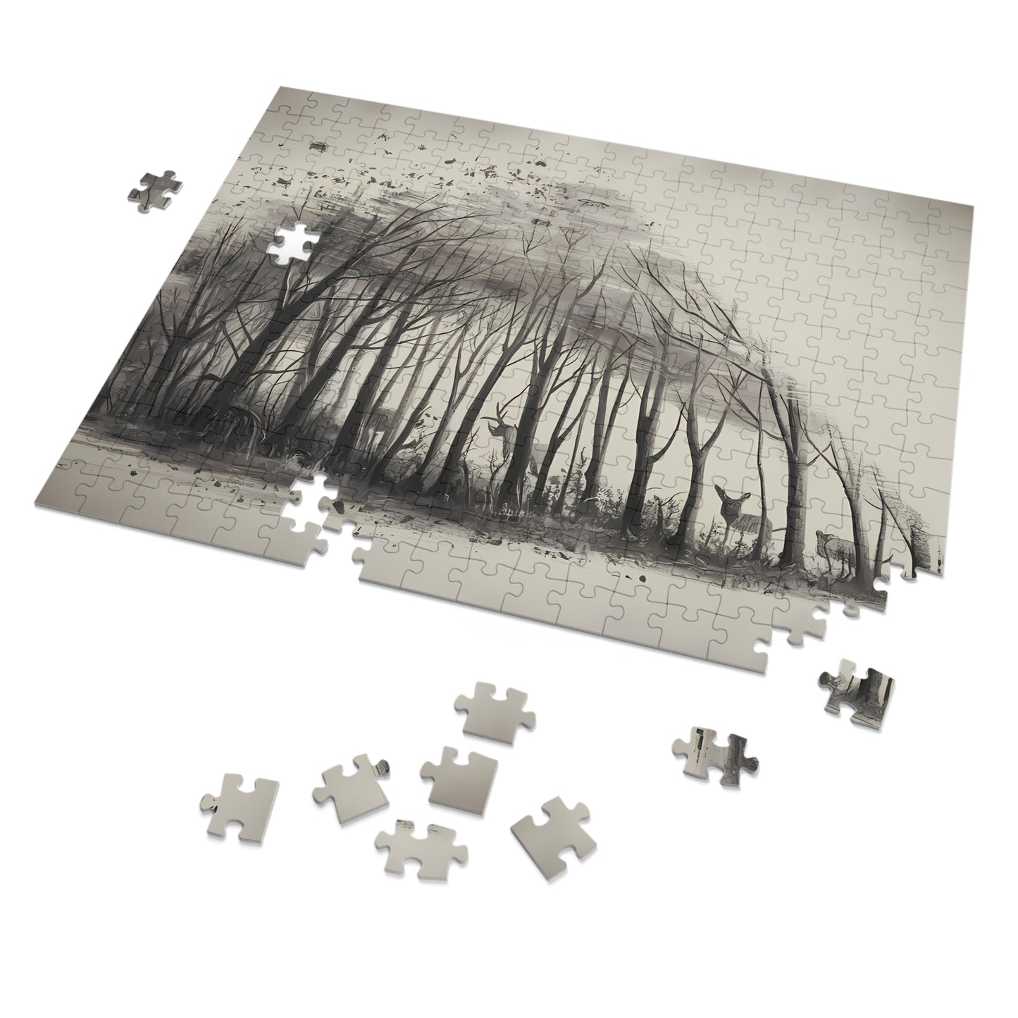 Whispers of the Silent Forest - Jigsaw Puzzle (30, 110, 252, 500,1000-Piece)