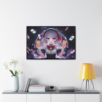 "Arcane Card Mastery" - Gallery Canvas Wraps, Horizontal Frame