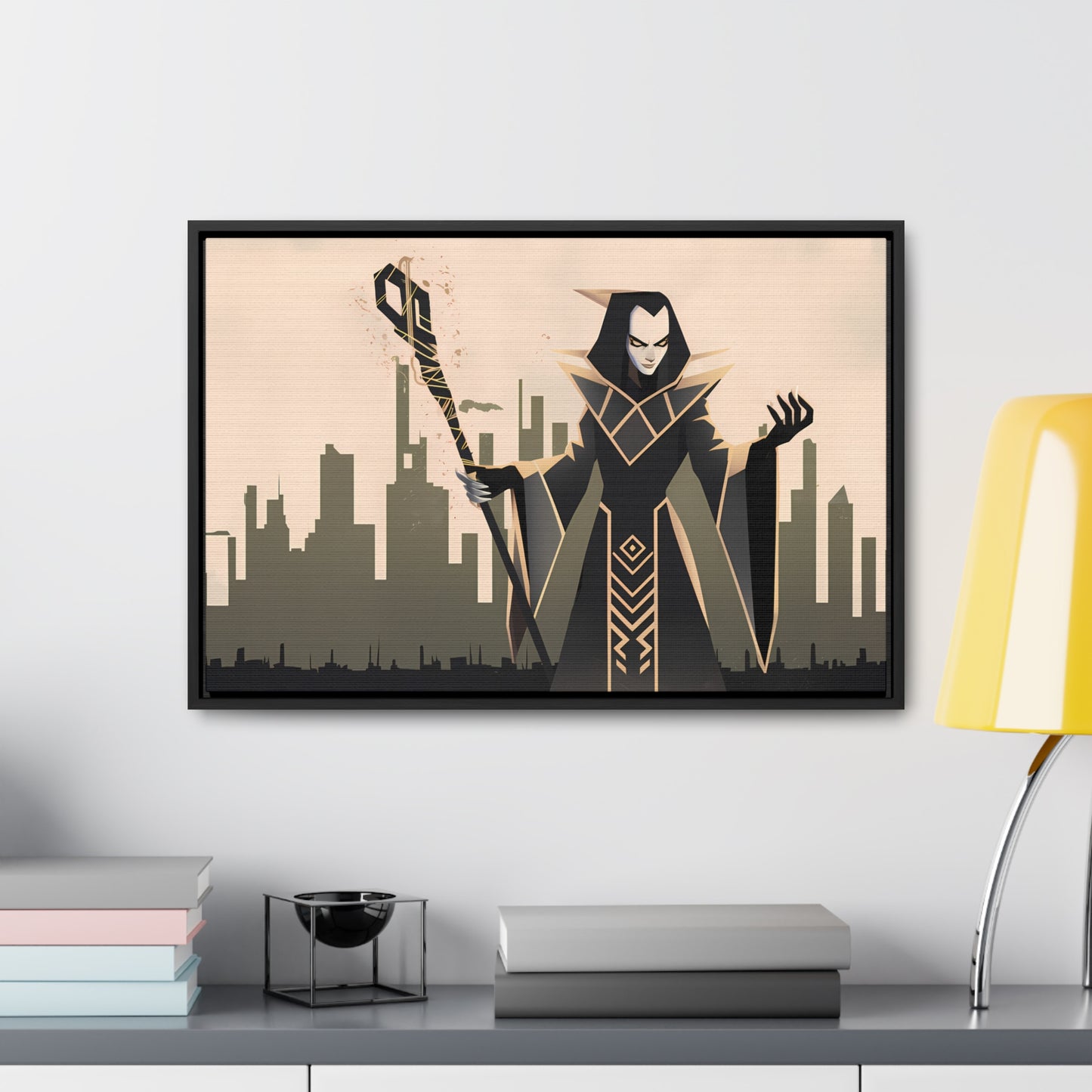 Shadow Sovereign of the Forsaken City - Gallery Canvas Wraps, Horizontal Frame